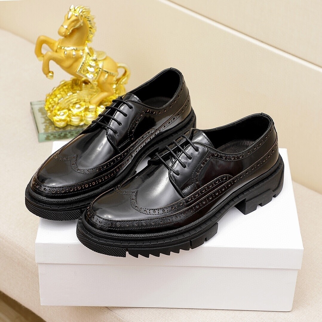 Black loafers 