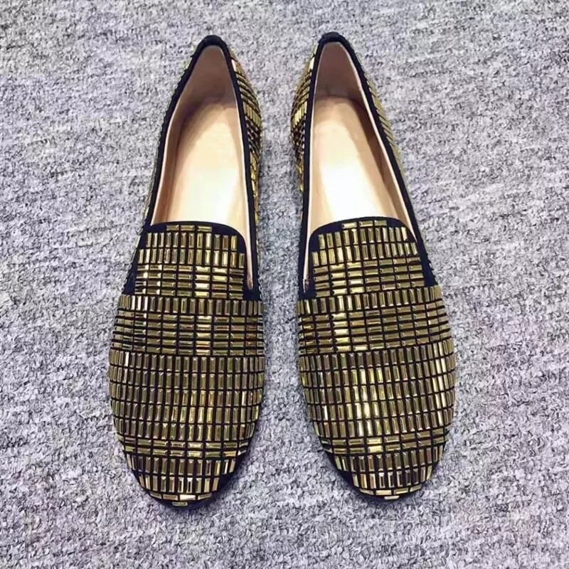 Gold slippers 