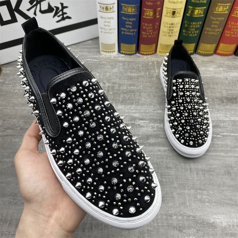 Spiked loafers