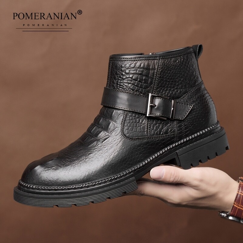 Animal skin boots 