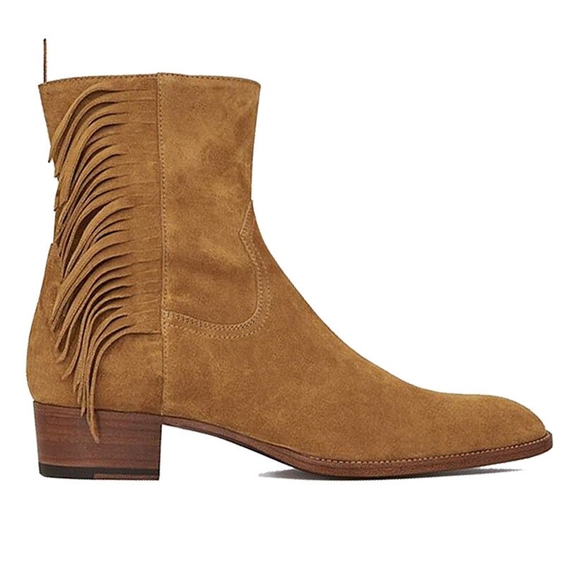 Tassel Chelsea boots