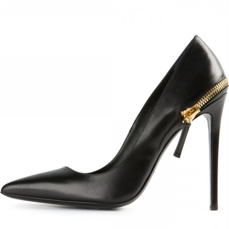 Back Zip heel 