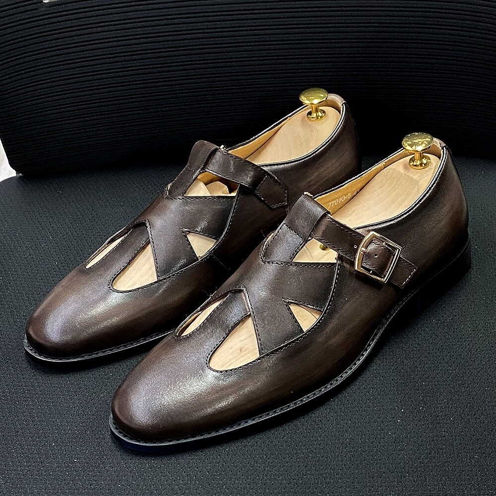 Side Open loafers 