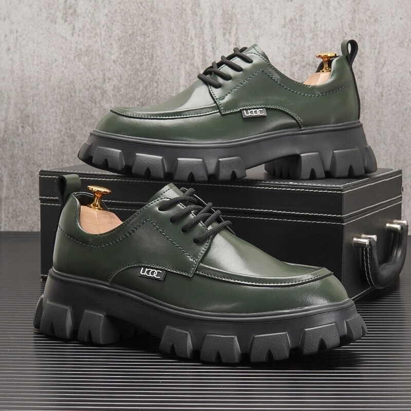 Stylish thick sole loafers 