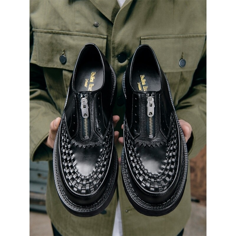 Zipper loafers 