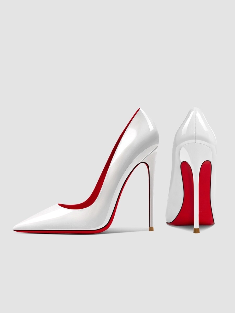 White Red sole 