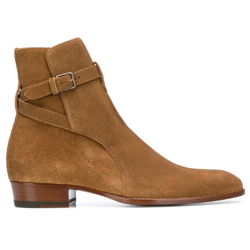 Brown Chelsea boots