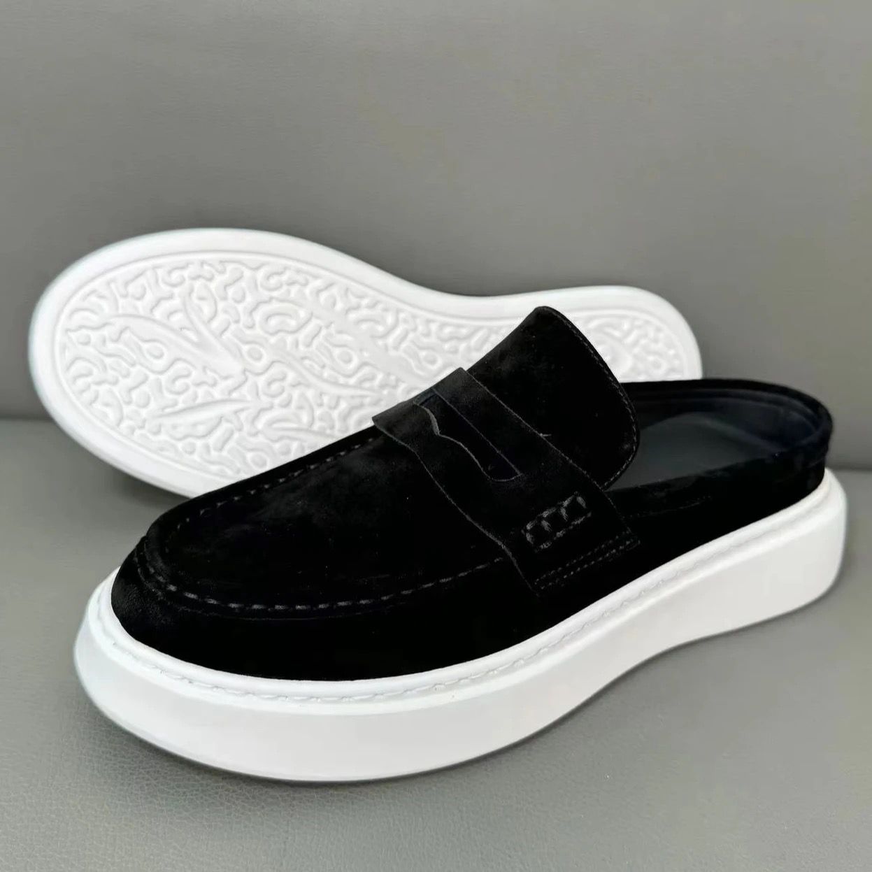 Suede Sandal