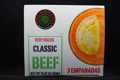 BEEF 3-Pack Frozen Empanadas