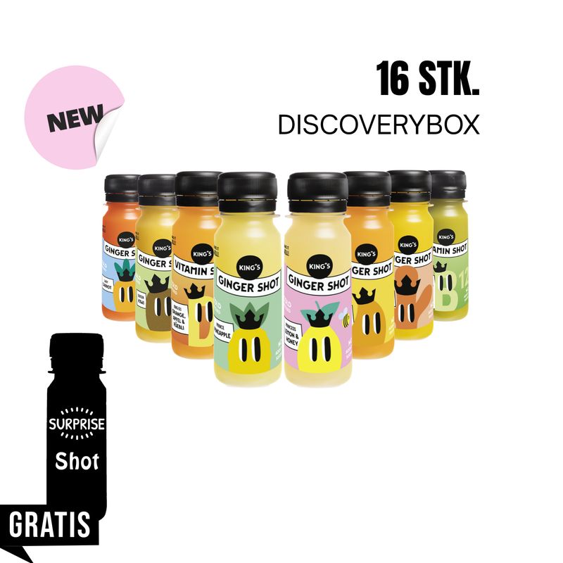 16er Discovery Box + 1 Shot geschenkt ?