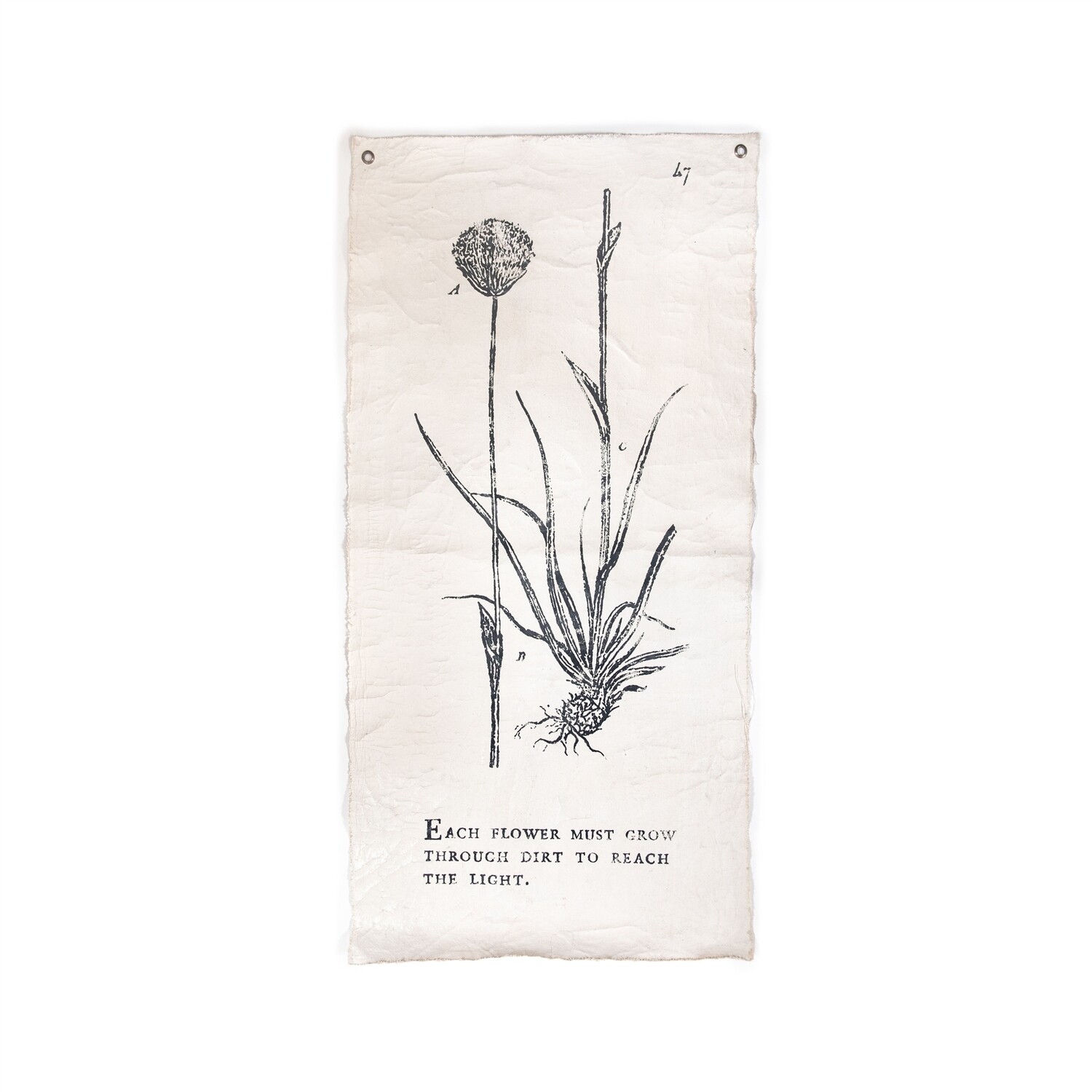 Botanical Wall Tarp Tapestry - Each Flower Botanical Wall Tarp Tapestry - Each Flower