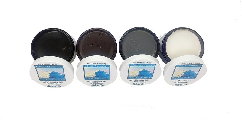 4 Pack All Natural Furniture Finishing Wax Kit (4Pack Antiquing Kit)