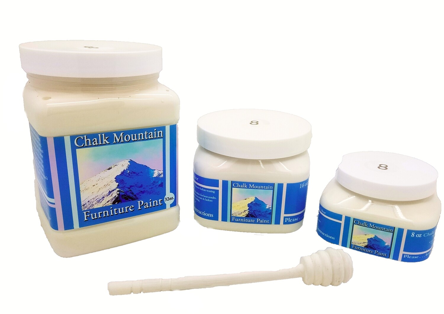 Chalk Mountain Paint #8 - Mellow White Chalk Mountain Paint #8 - Mellow White