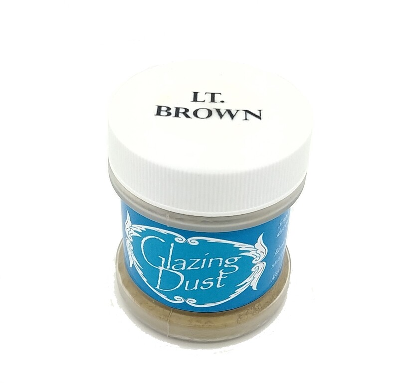 Glazing Dust - 1oz Light Brown