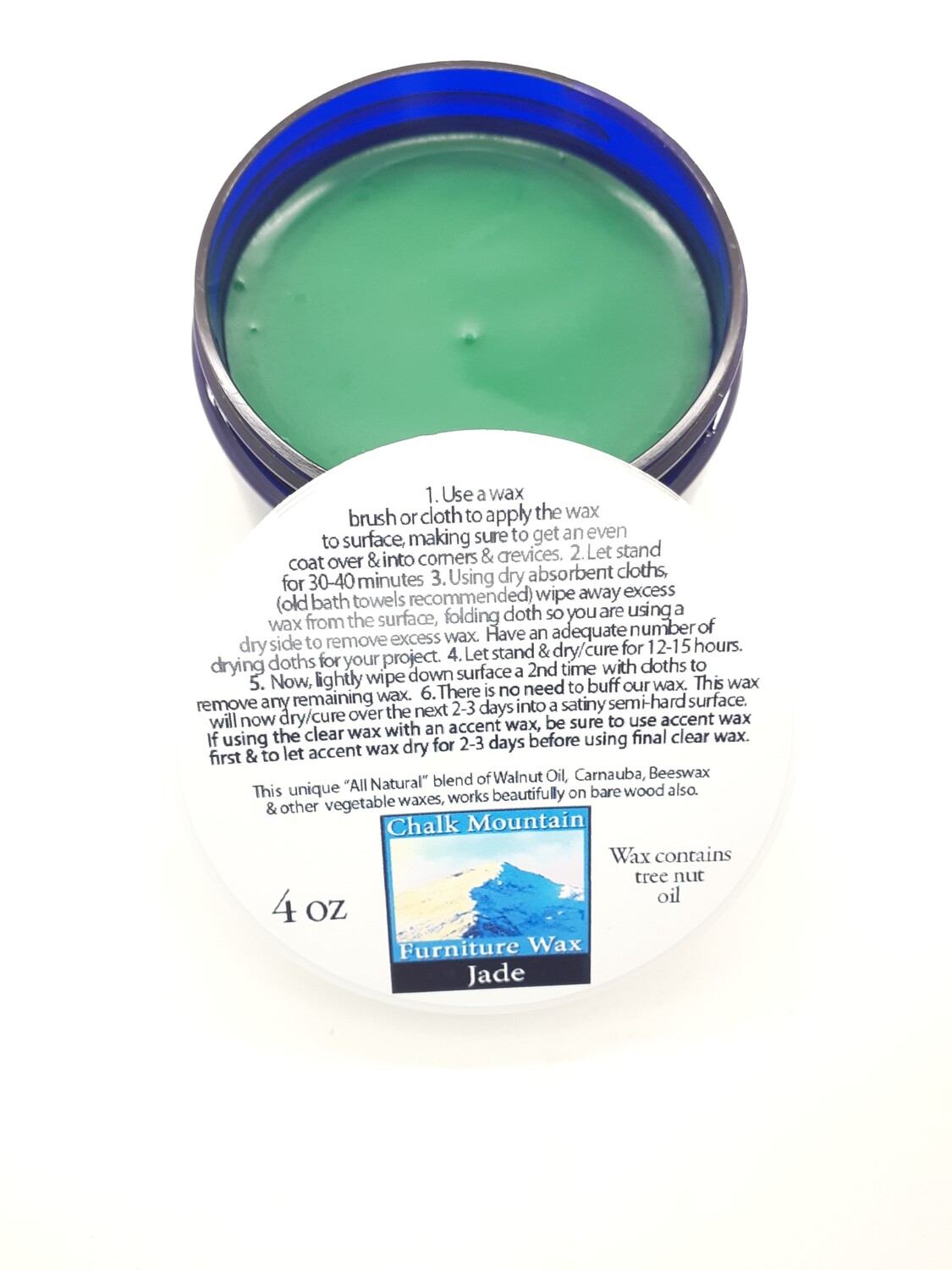 4oz Jade Furniture Finishing Wax