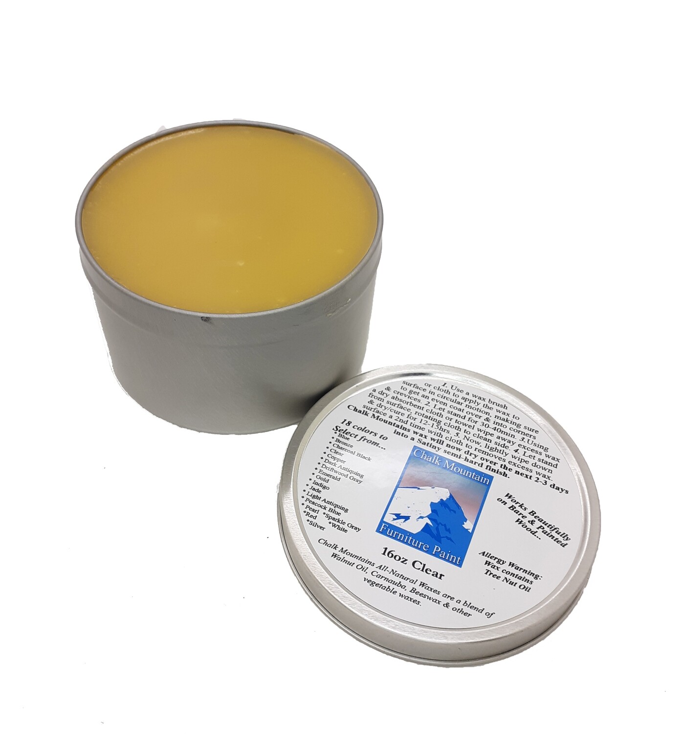 16oz Clear Furniture Finishing Wax