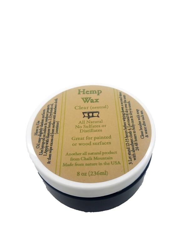 Natural Clear Hemp Furniture Wax Conditioner and Restorer. Sulfate and Distillate Free, Protects Natural Wood, Painted Surfaces and Furniture. 8oz Natural Clear Hemp Furniture Wax Conditioner and Restorer. Sulfate and Distillate Free, Protects Natural Wood, Painted Surfaces and Furniture. 8oz