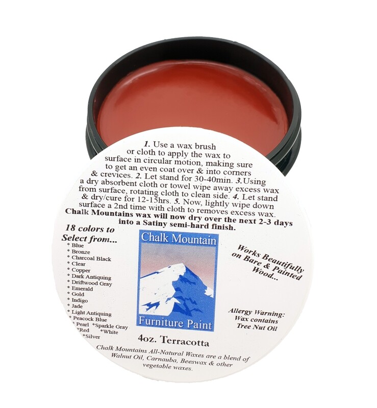 4oz Terracotta Furniture Finishing Wax