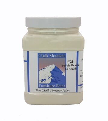  Chalk Mountain Brushes Quality Chalk Furniture Paint. Zero VOC  and Low Odor. 54 Beachy and Earthy Colors. (32oz #27 Bright White) : Tools  & Home Improvement