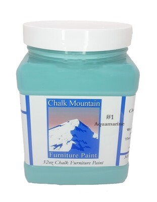 Chalk Mountain Paint #1 - Aquamarine