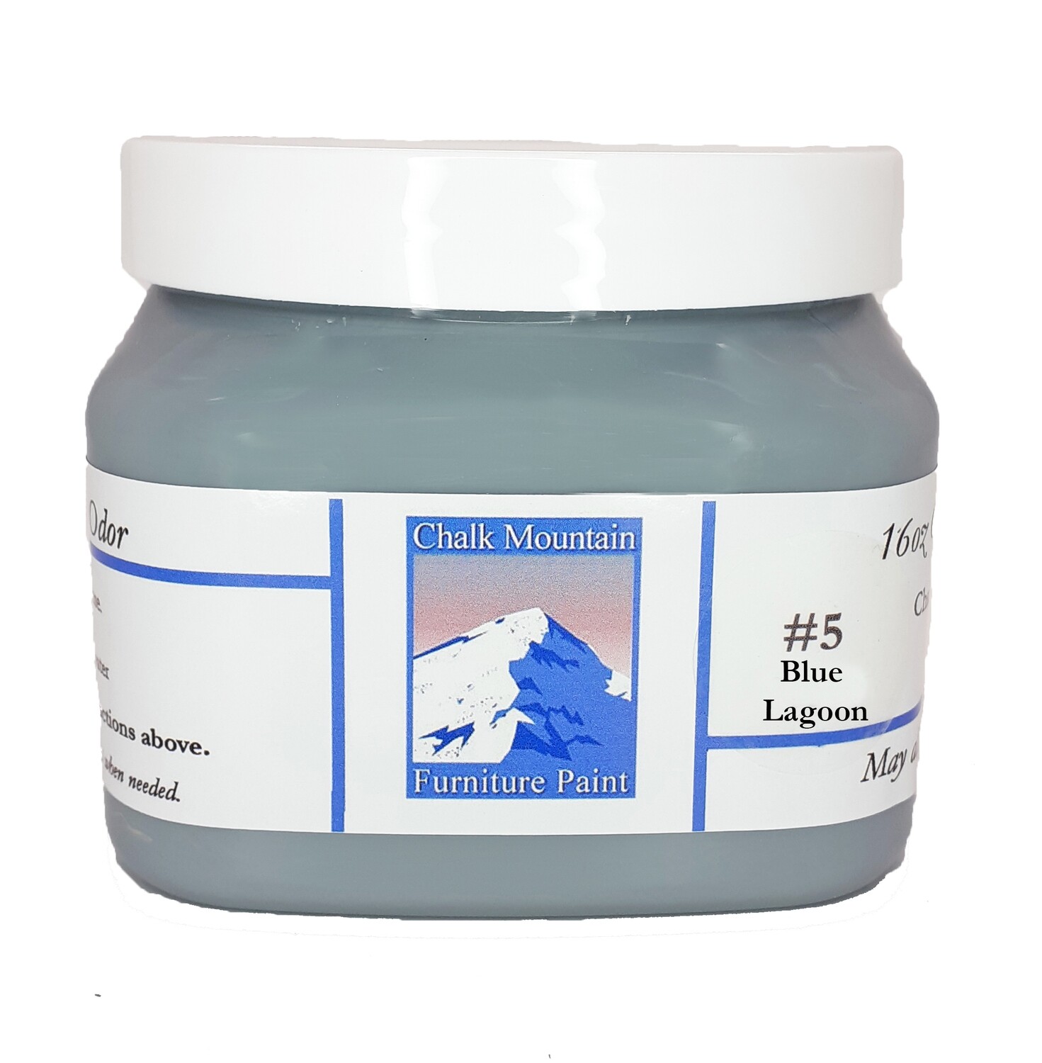 Chalk Mountain Paint  #5 - Blue Lagoon, Size: 16 oz.