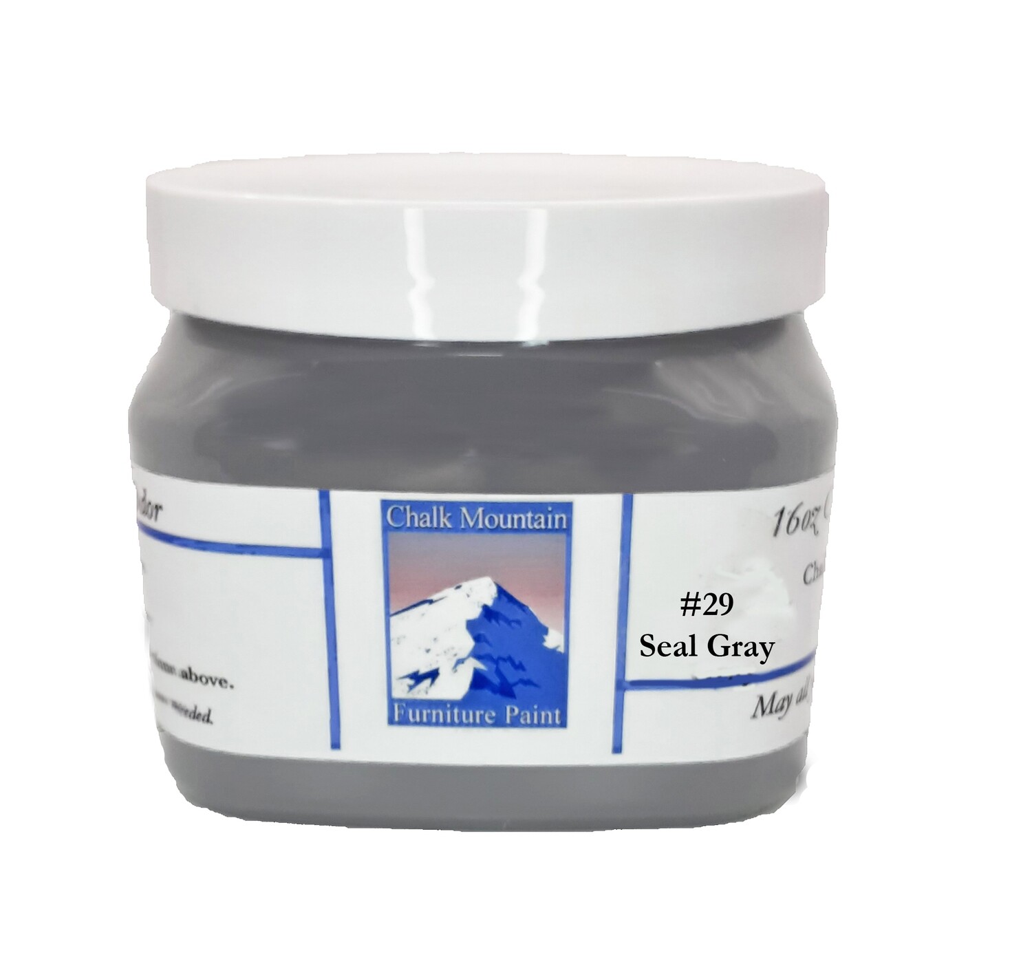 Chalk Mountain Paint  #29 - Seal Gray, Size: 16 oz.