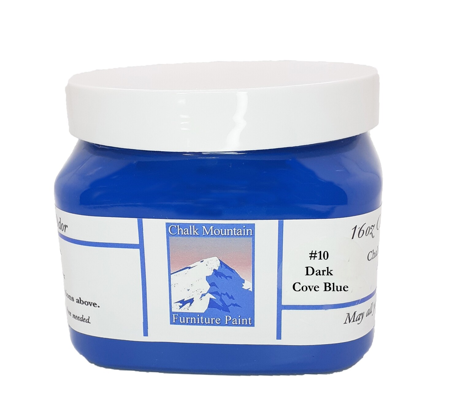 Chalk Mountain Paint  #10 - Dark Cove Blue, Size: 16 oz.