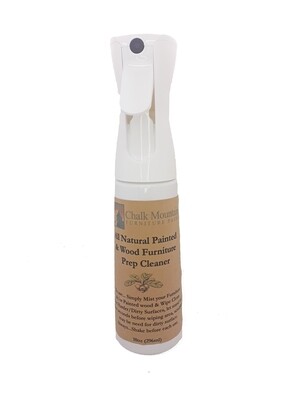 All Natural Painted and Wood Furniture Prep Cleaner (De-greaser). Wintergreen Scent. 3 Sizes Available