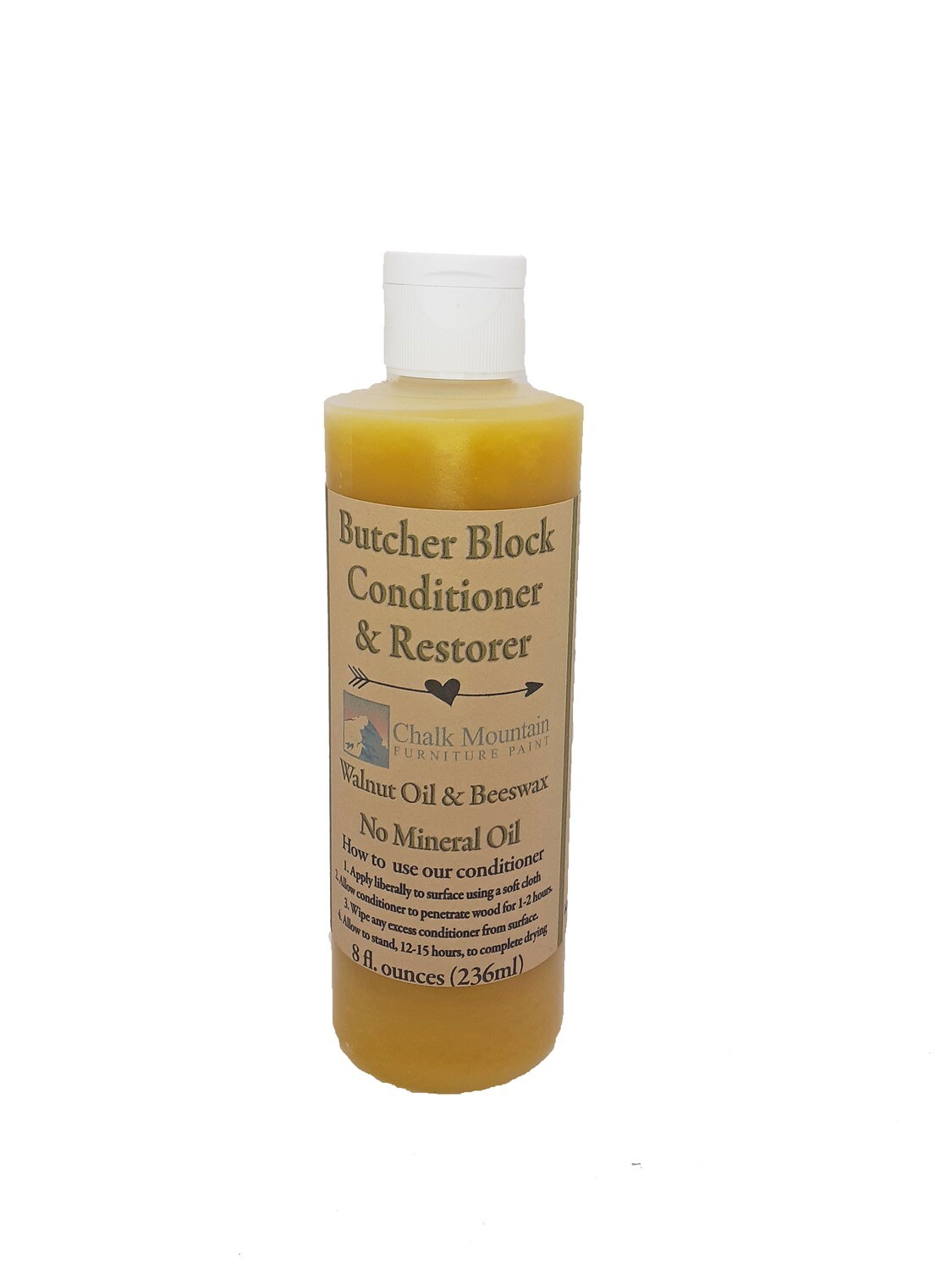 8oz Butcher Block Oil Conditioner and Restorer