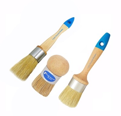 3 Pack Small Paint, Medium Paint and Original Palm Wax Brush. Designed