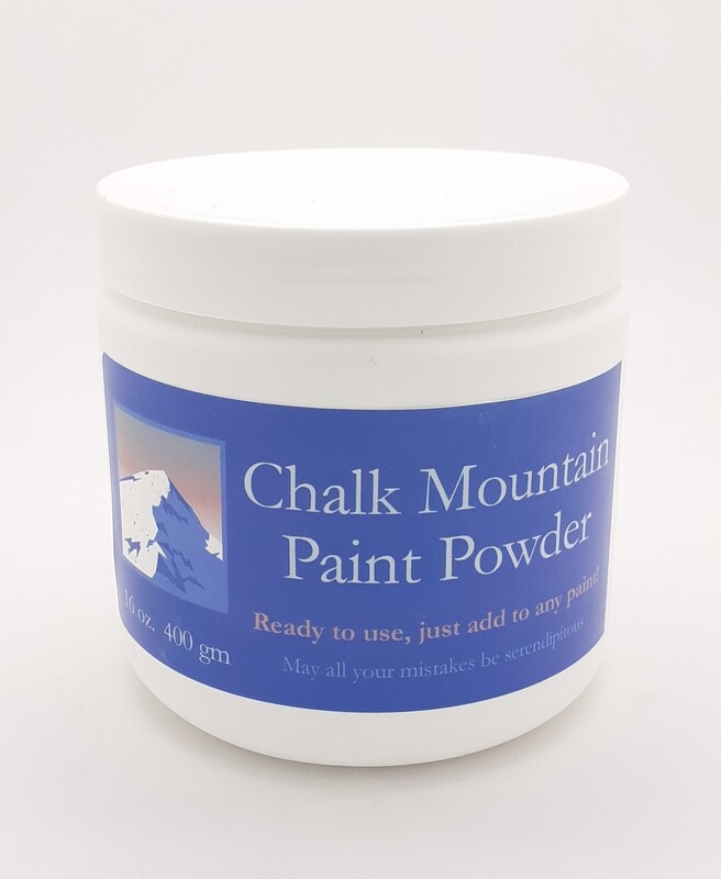 Chalk Powder - Make Furniture Paint with regular Matte Paint & Create Chalk Paste - 16oz