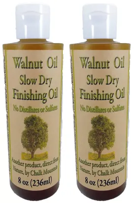 16oz Walnut Oil Food Safe Finisher - (2) 8oz Bottles