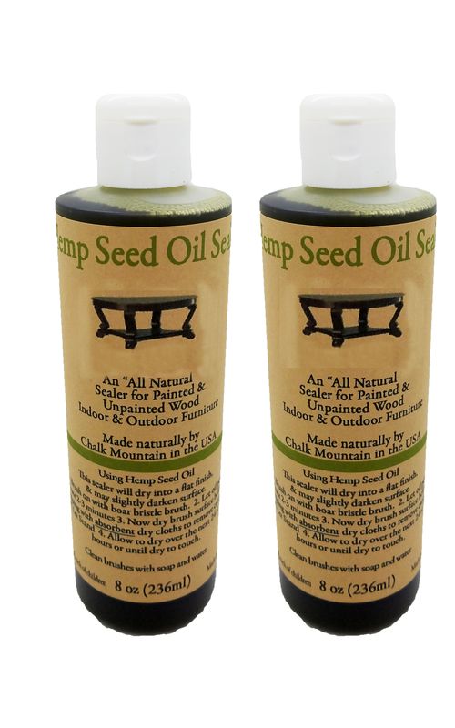 Hemp Seed Oil Furniture Sealer 2 - 8oz Bottles