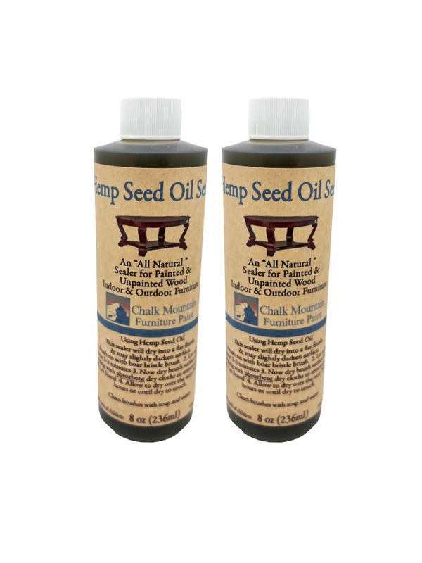 Hemp Seed Oil Furniture Sealer 2 - 8oz Bottles