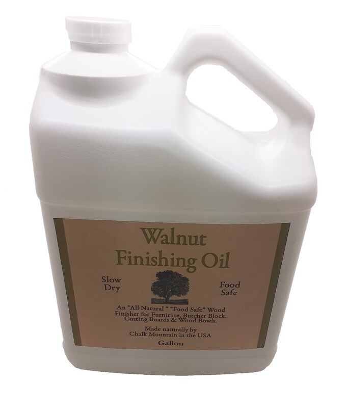 Gallon 128 Fl oz Walnut Oil Food Safe Finisher