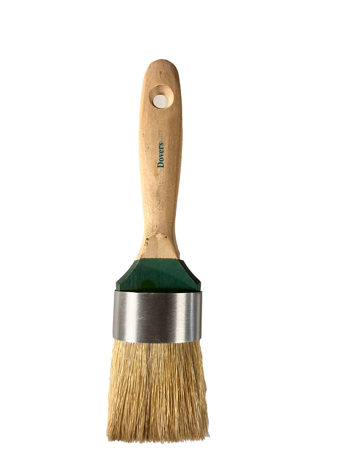 Dover Medium Natural Boar Hair Bristles Chalk Furniture Paint Brush - Forest Green