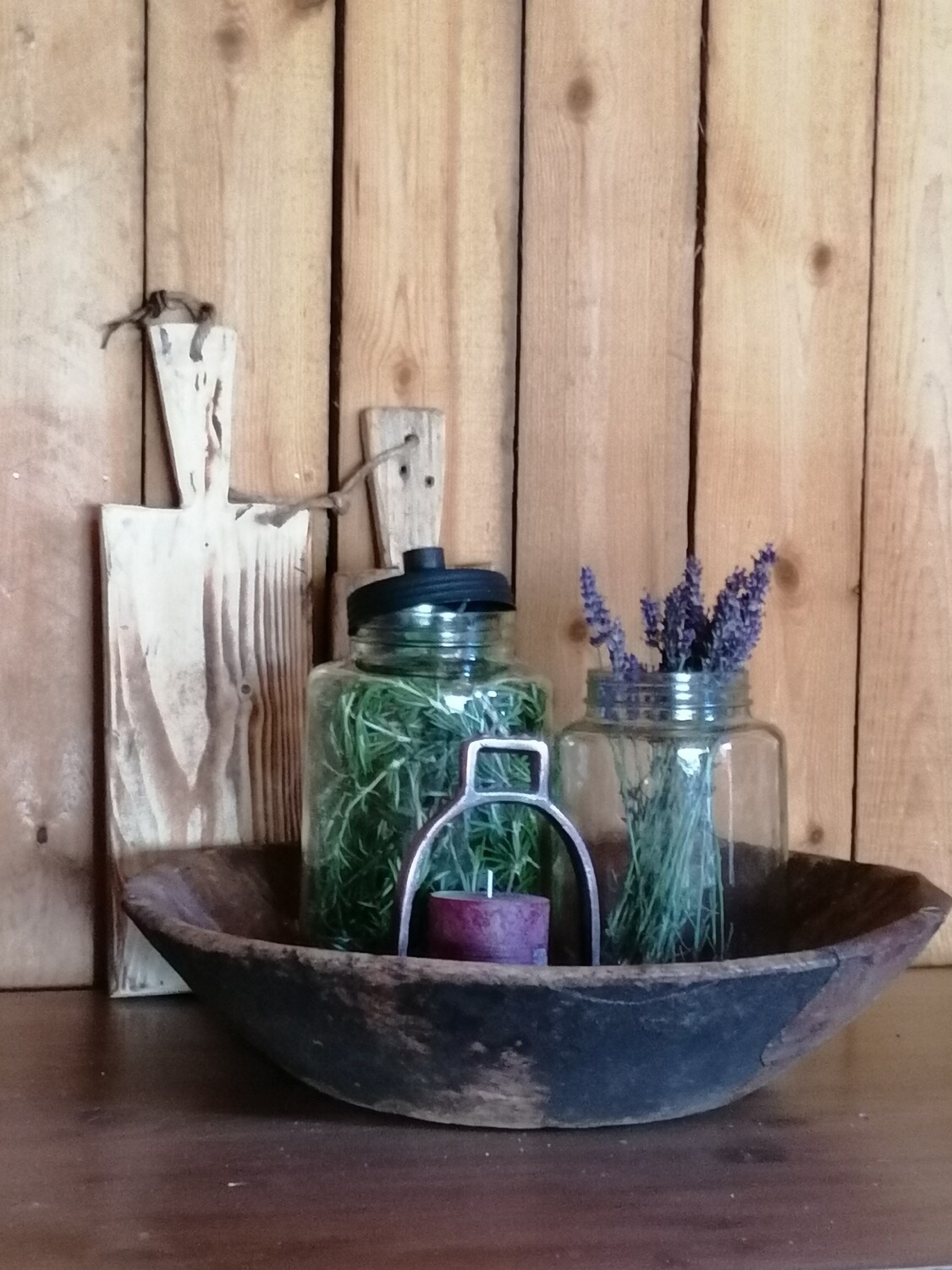 Glass Jarr Candle Stand, small