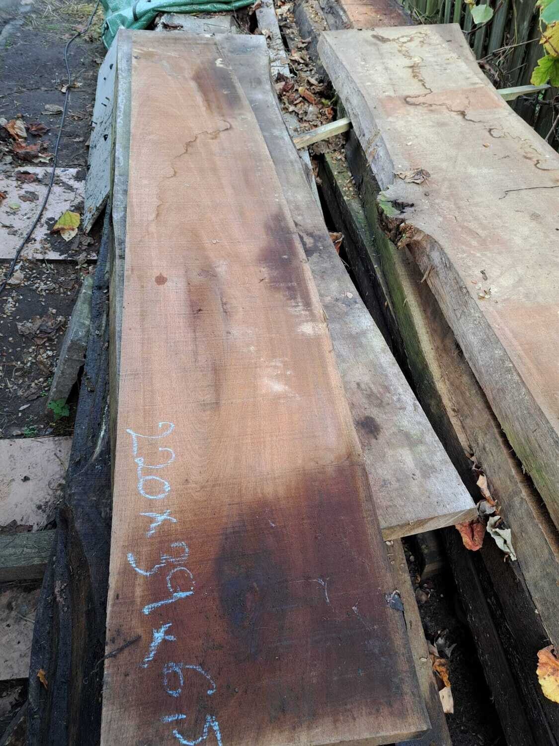 Sapeli 220cm lang