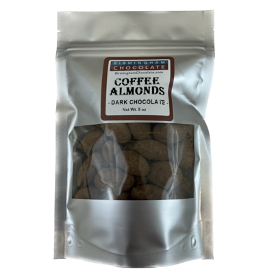 Chocolate &amp; Coffee Coated Almonds 5oz Pouch