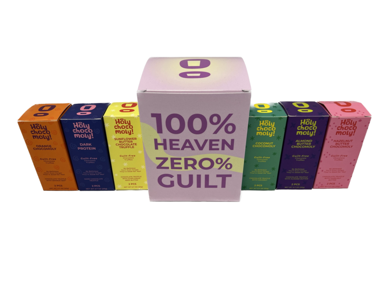 Holy Chocomoly! Variety Pack (2 Truffles/Box, 12 Truffles)