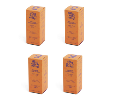 Holy Chocomoly! Orange (4 Truffles/Box, 16 Truffles)