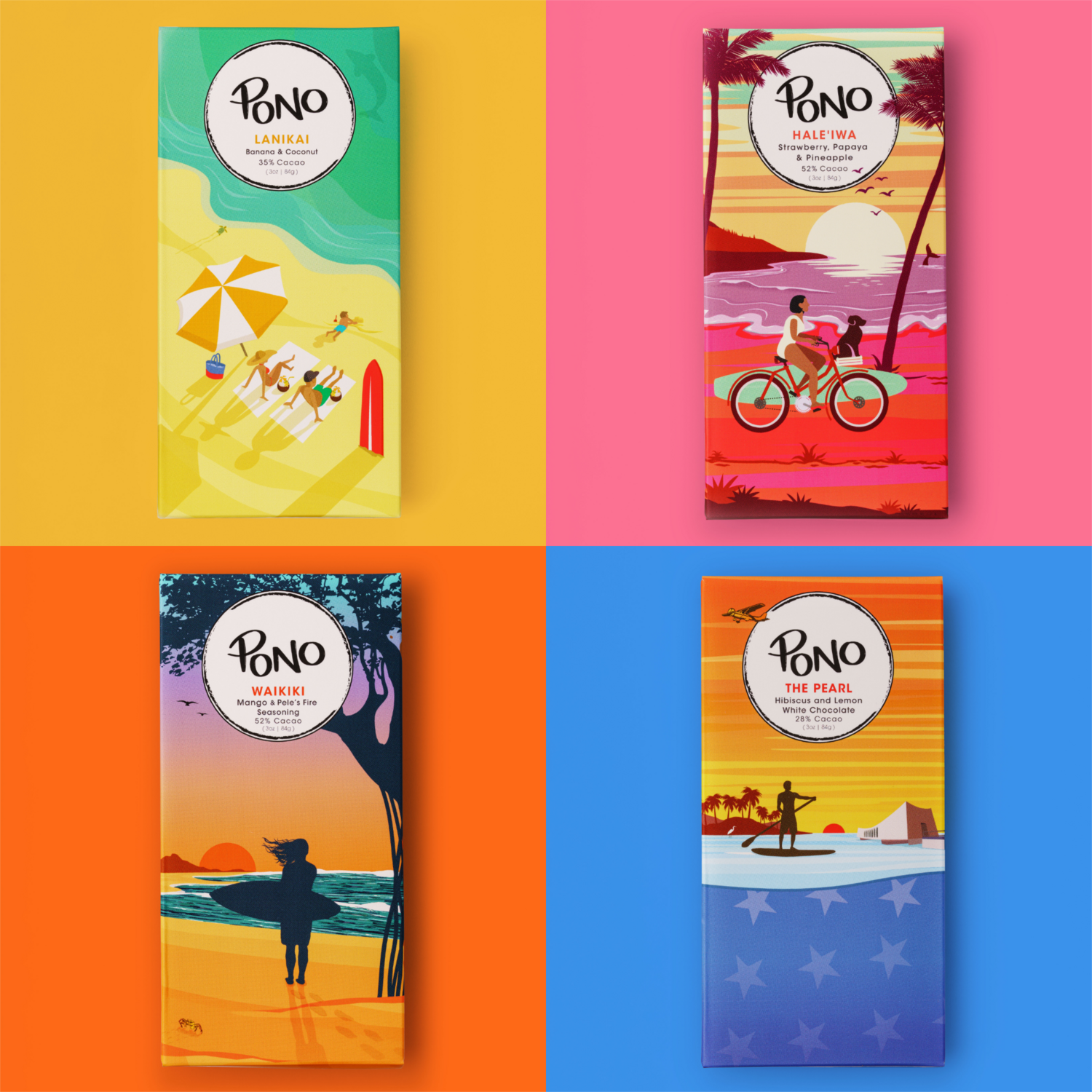 Pono Chocolate Oahu Collection