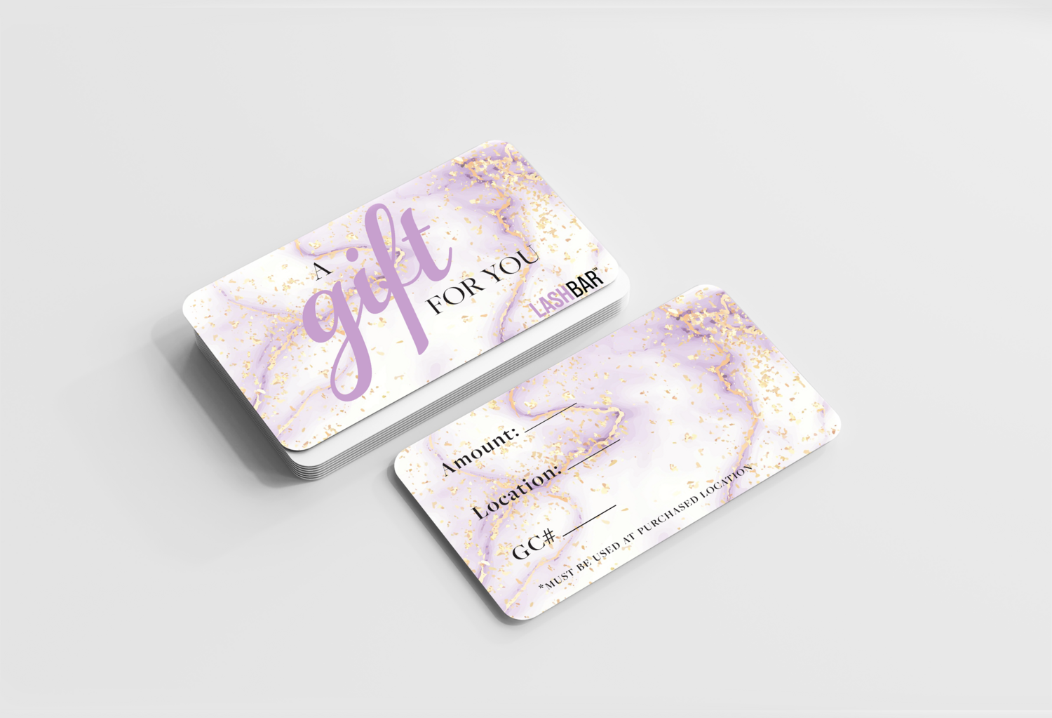 Gift Cards - 100 qty (16pt Suede Round Corner)