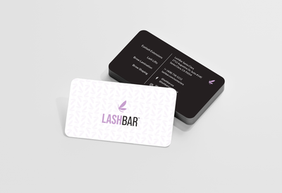 Business Cards - 500 qty (16 pt Suede w/ Velvet Lamination and Spot UV)