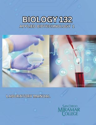 Bio 132 Applied Biotechnology I (set of 2)