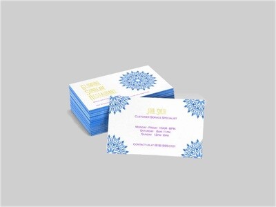 Premium Business Cards (Painted Edge)
