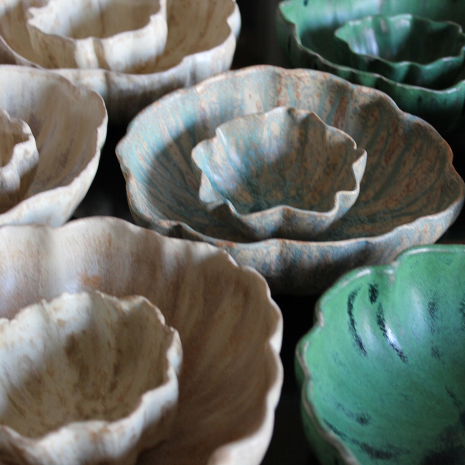 Gourd Bowls - Coloured