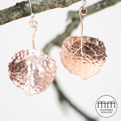 Copper Jewellery - Leaf Inspired