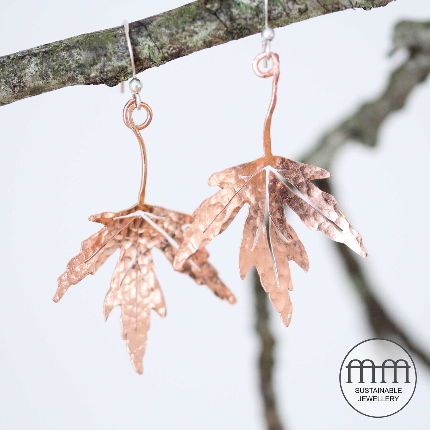 Copper Jewellery - Leaf Inspired