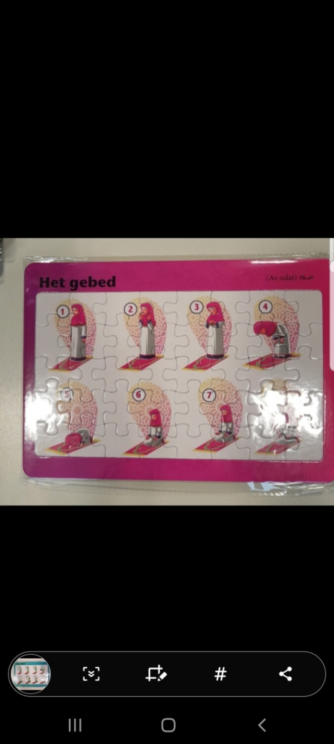 Puzzel: het gebed meisjes